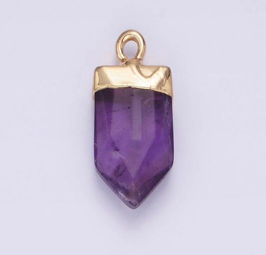 Amethyst Stone Charm