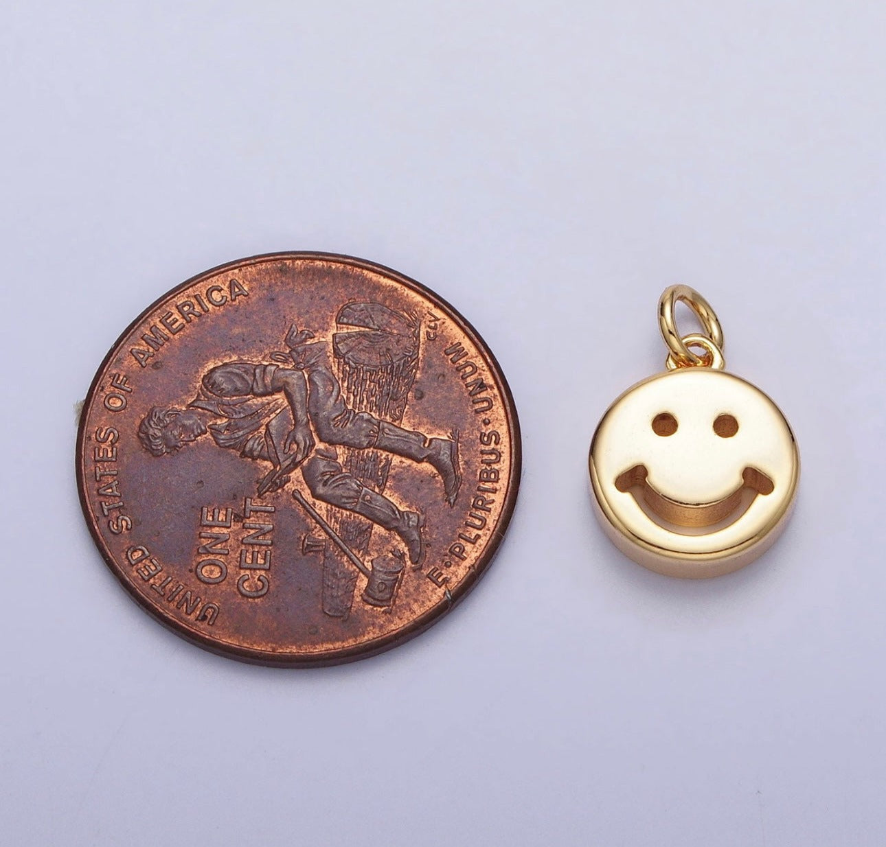 Mini Happy Face Charm