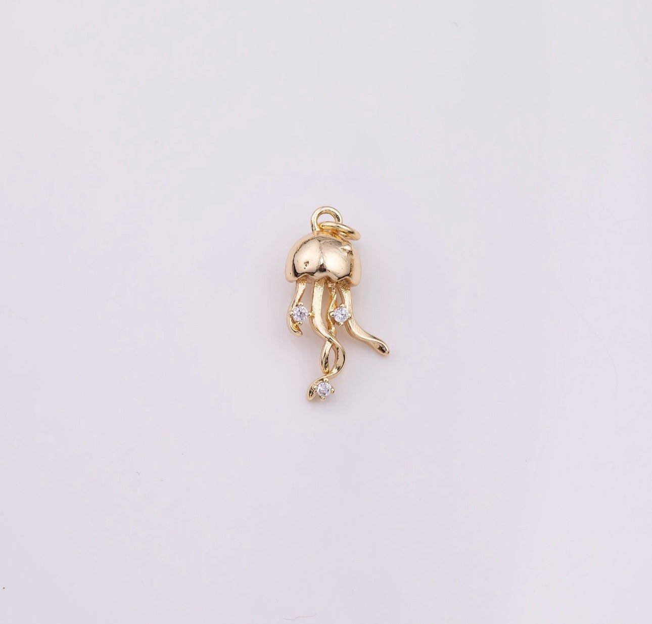 CZ Jellyfish Charm